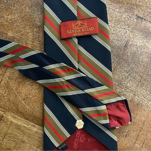 Vintage 1990’s Sears Kings Road Polyester neck tie - Picture 3 of 4